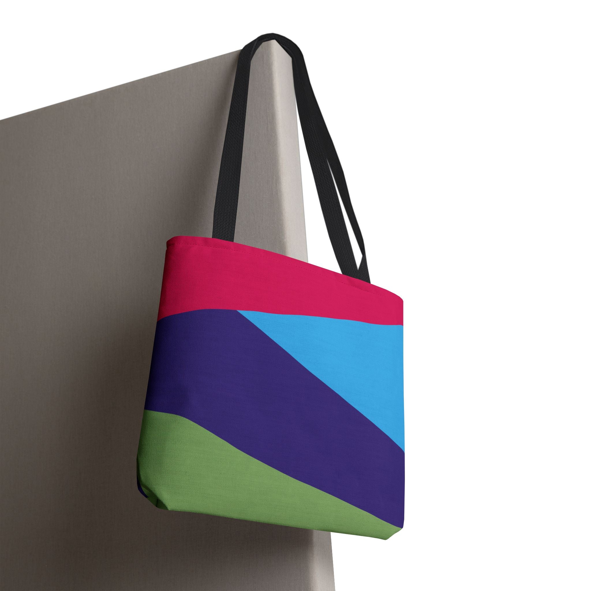 Colorblock Tote Bag
