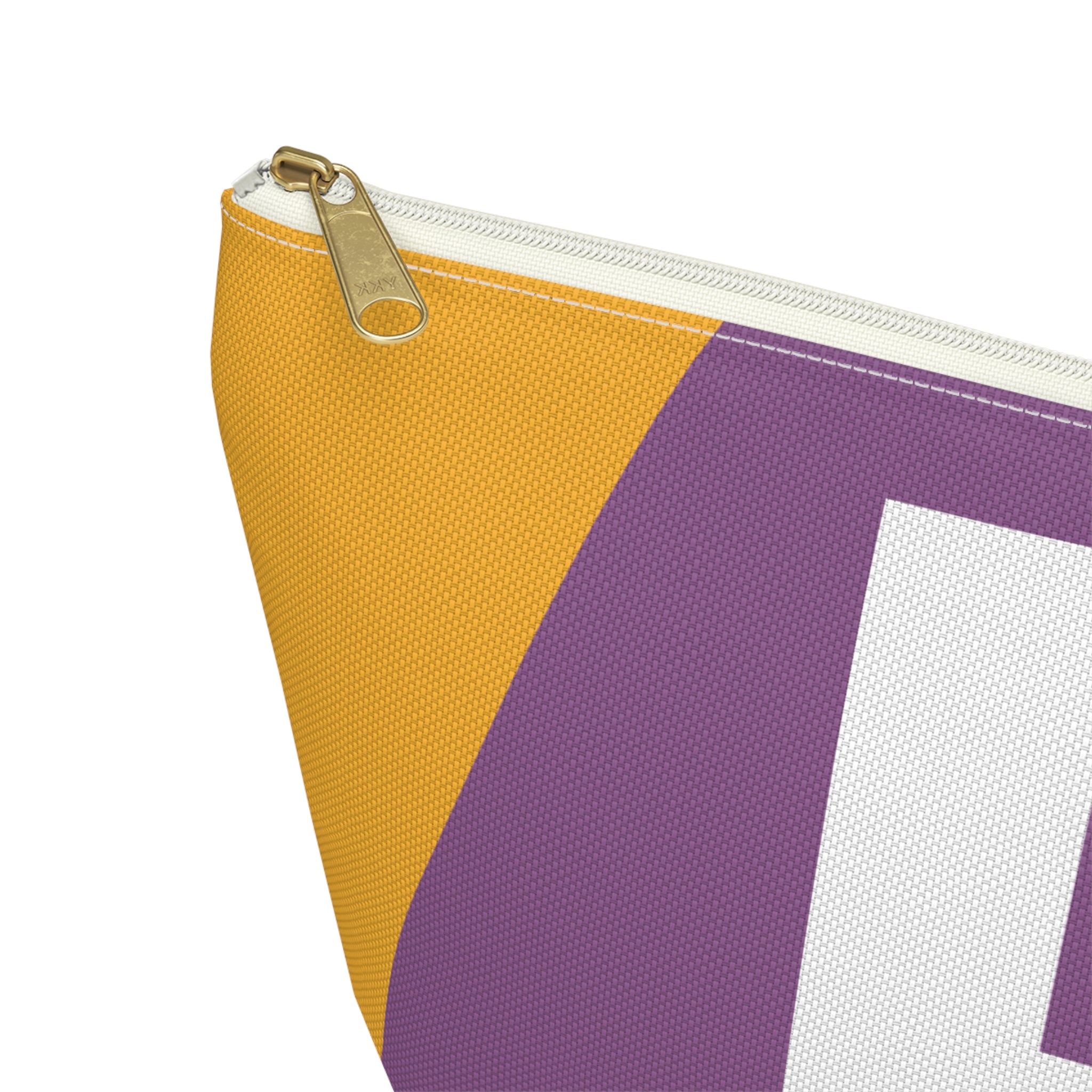 Initials Colorblock Accessory Pouch — Monogram E T-Bottom Cosmetic Bag