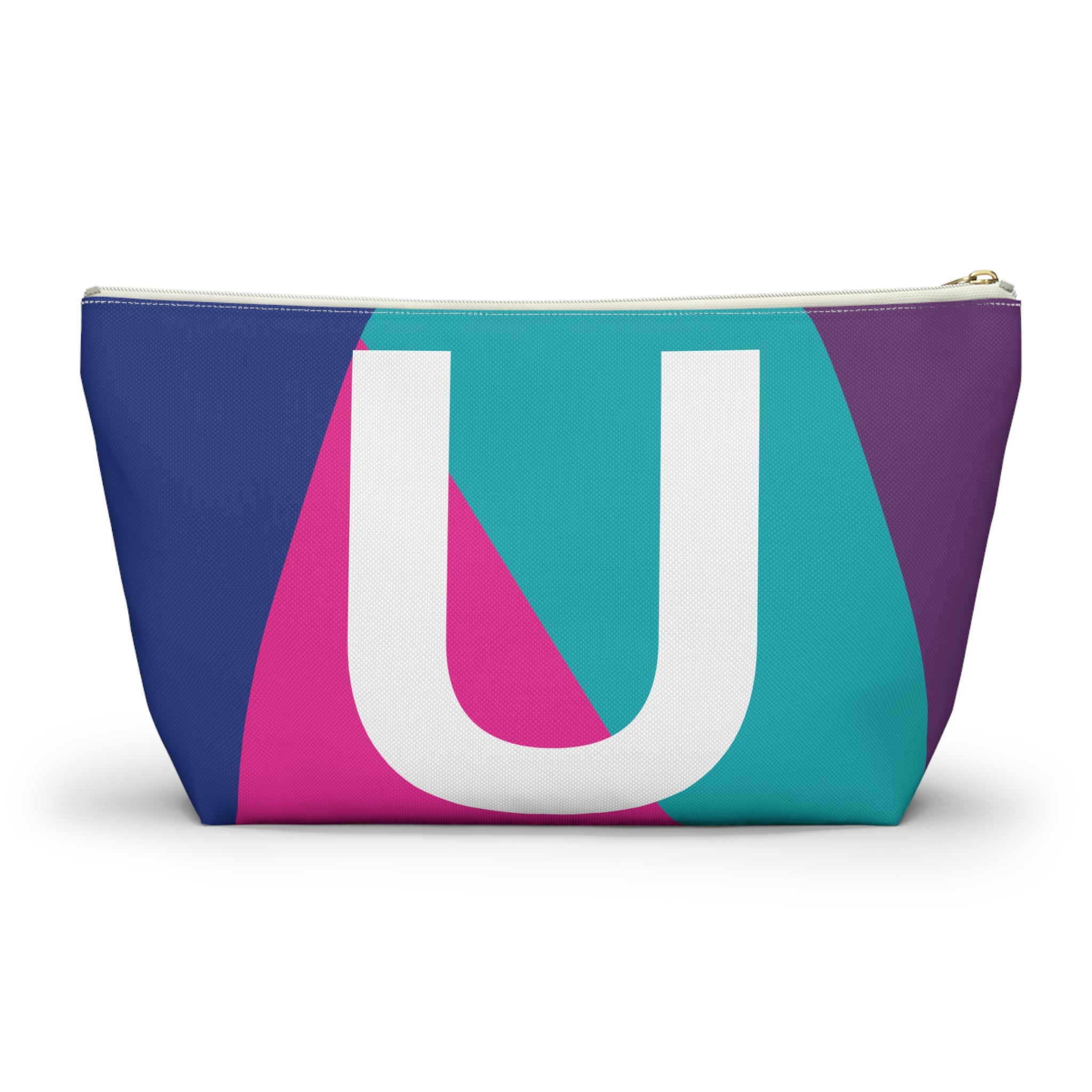 Colorblock Accessory Pouch — Monogram U T-Bottom Cosmetic Bag