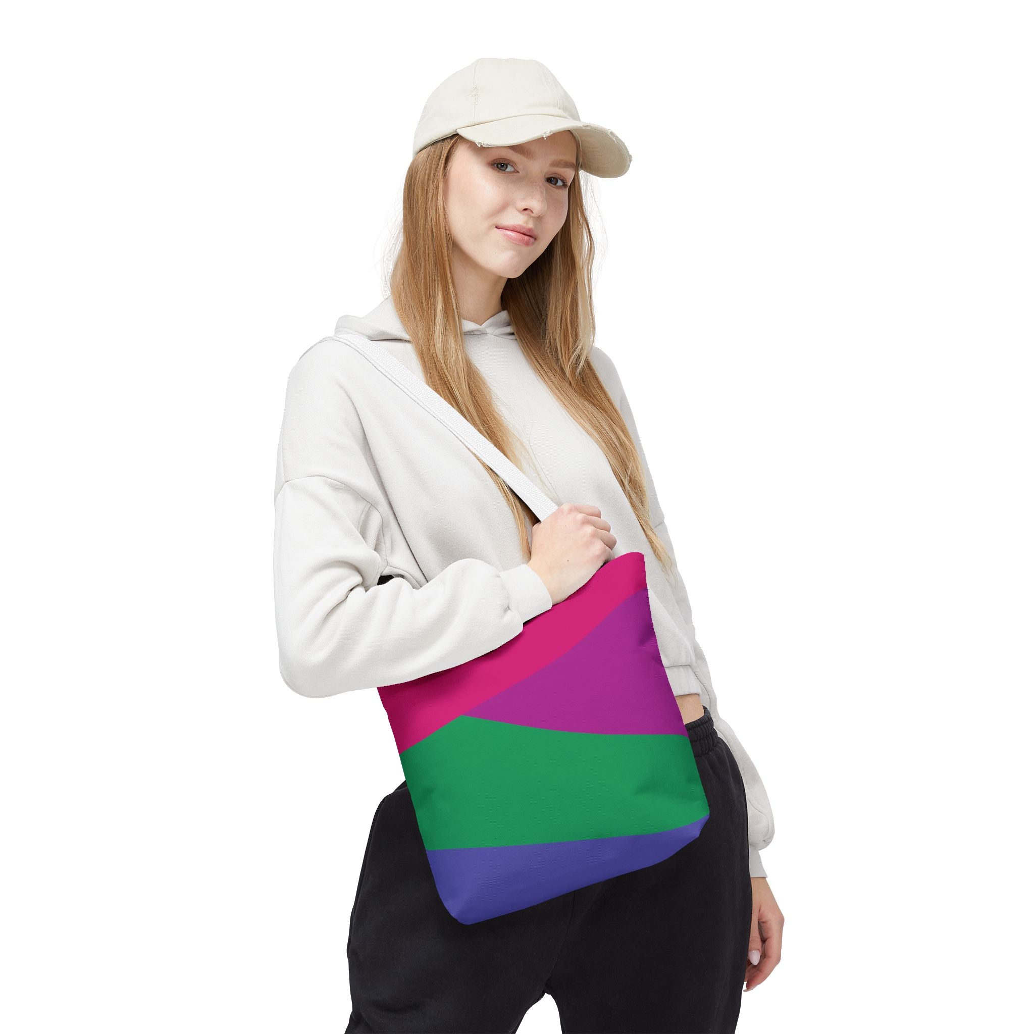 Colorblock Tote Bag