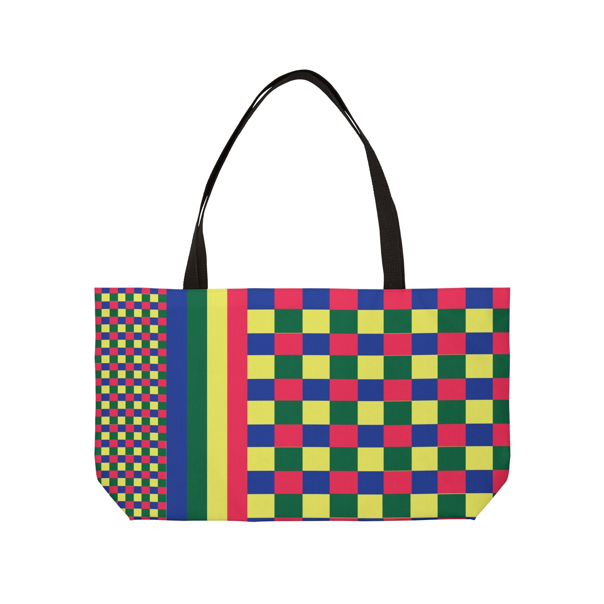 Colorblock Tote Bag