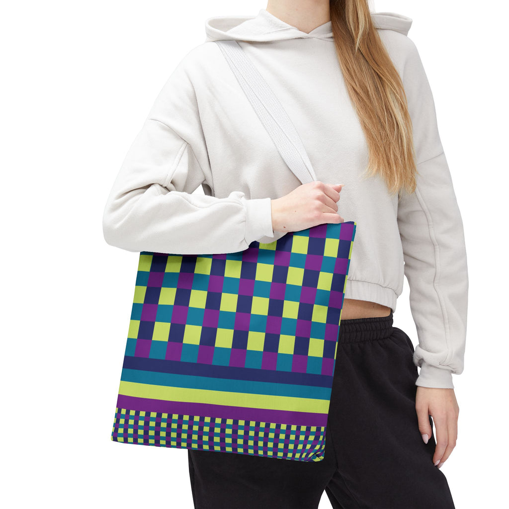 Colorblock Tote Bag