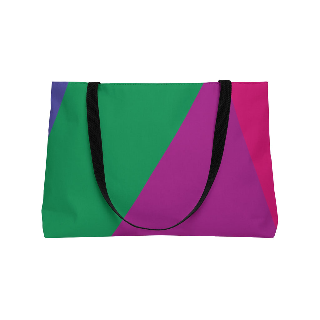 Colorblock Tote Bag