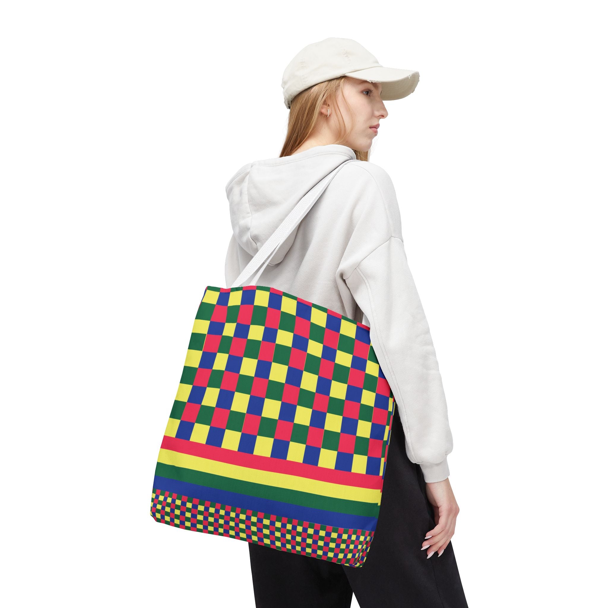 Colorblock Tote Bag