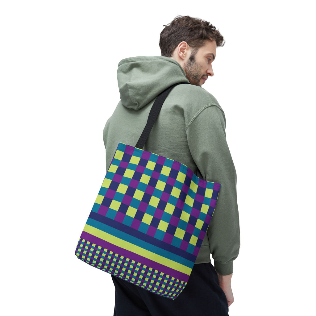 Colorblock Tote Bag