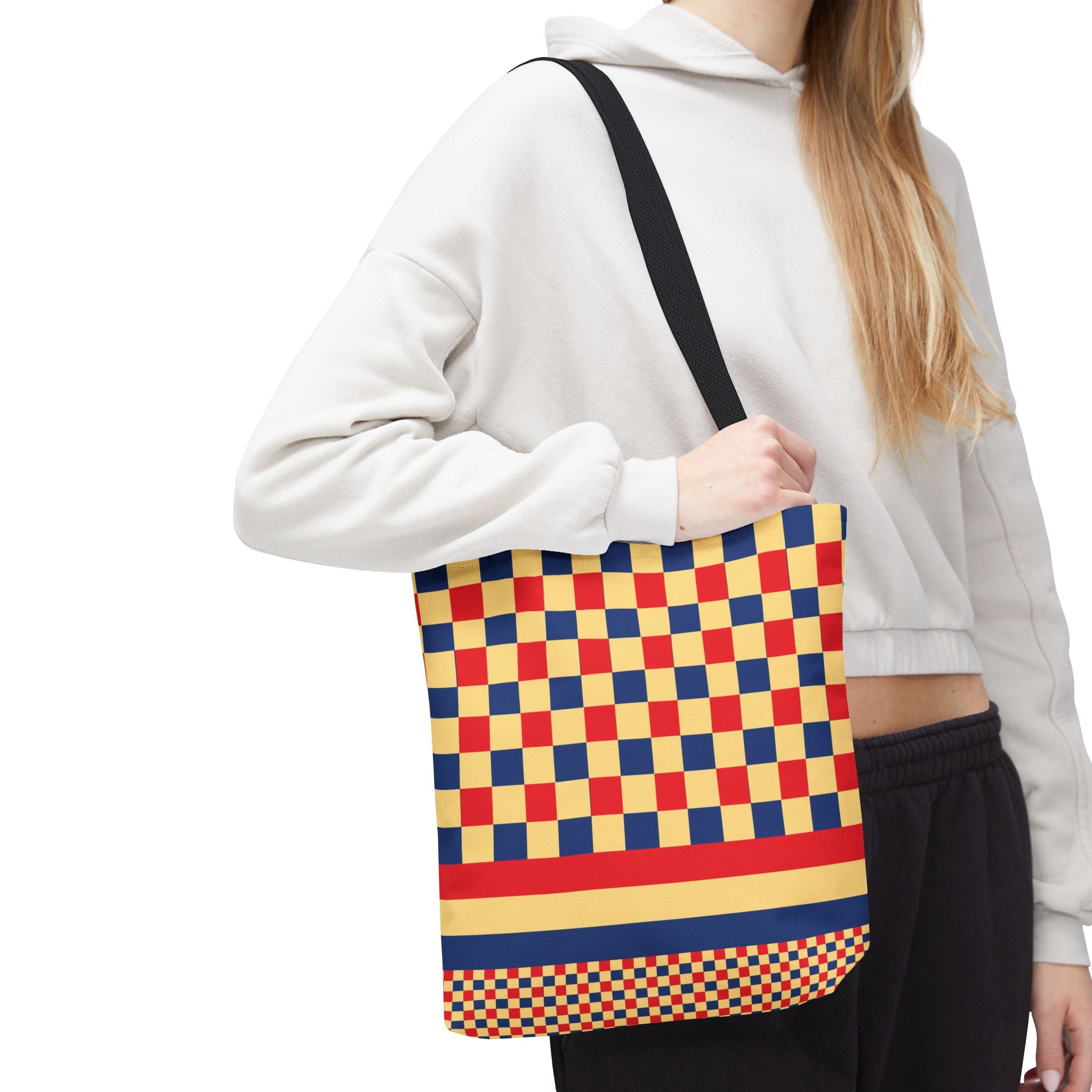 Colorblock Tote Bag