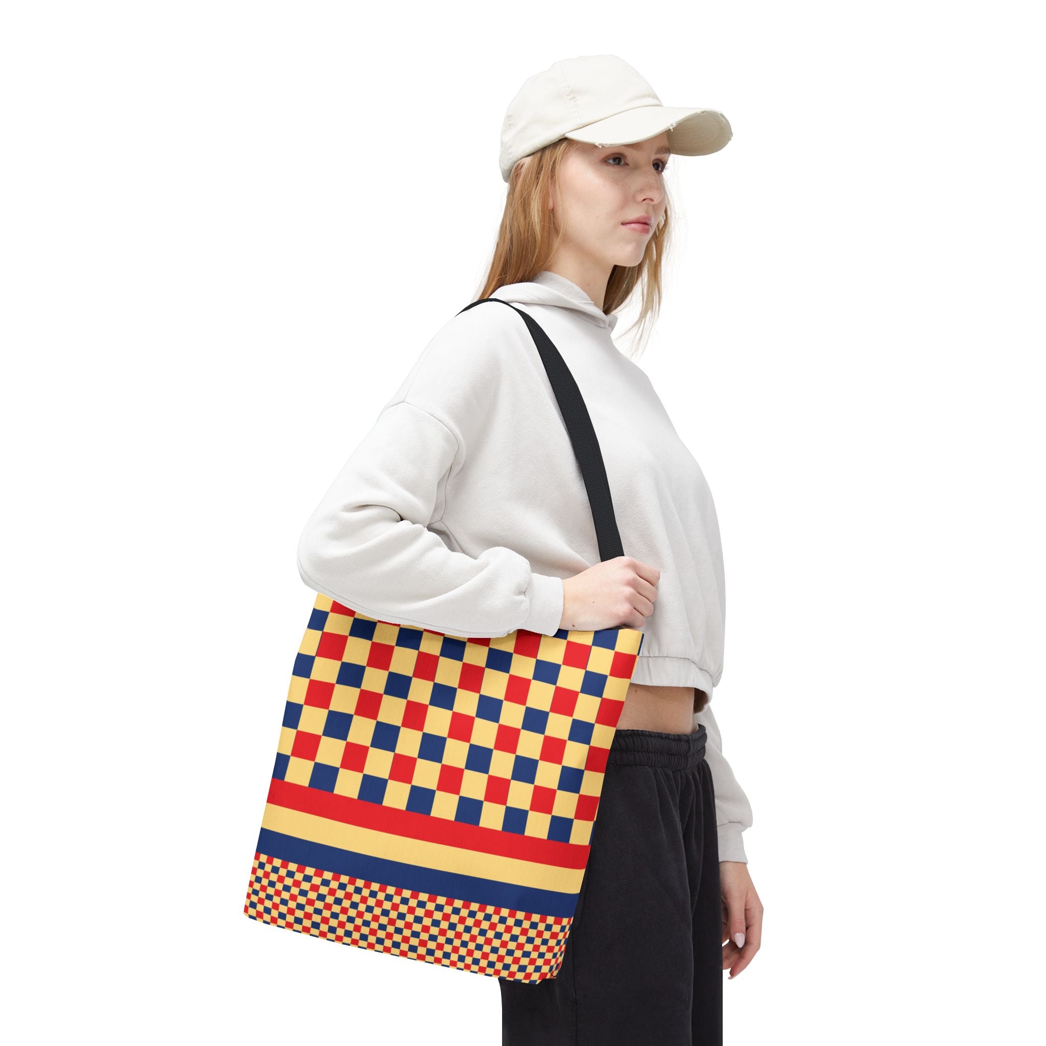 Colorblock Tote Bag