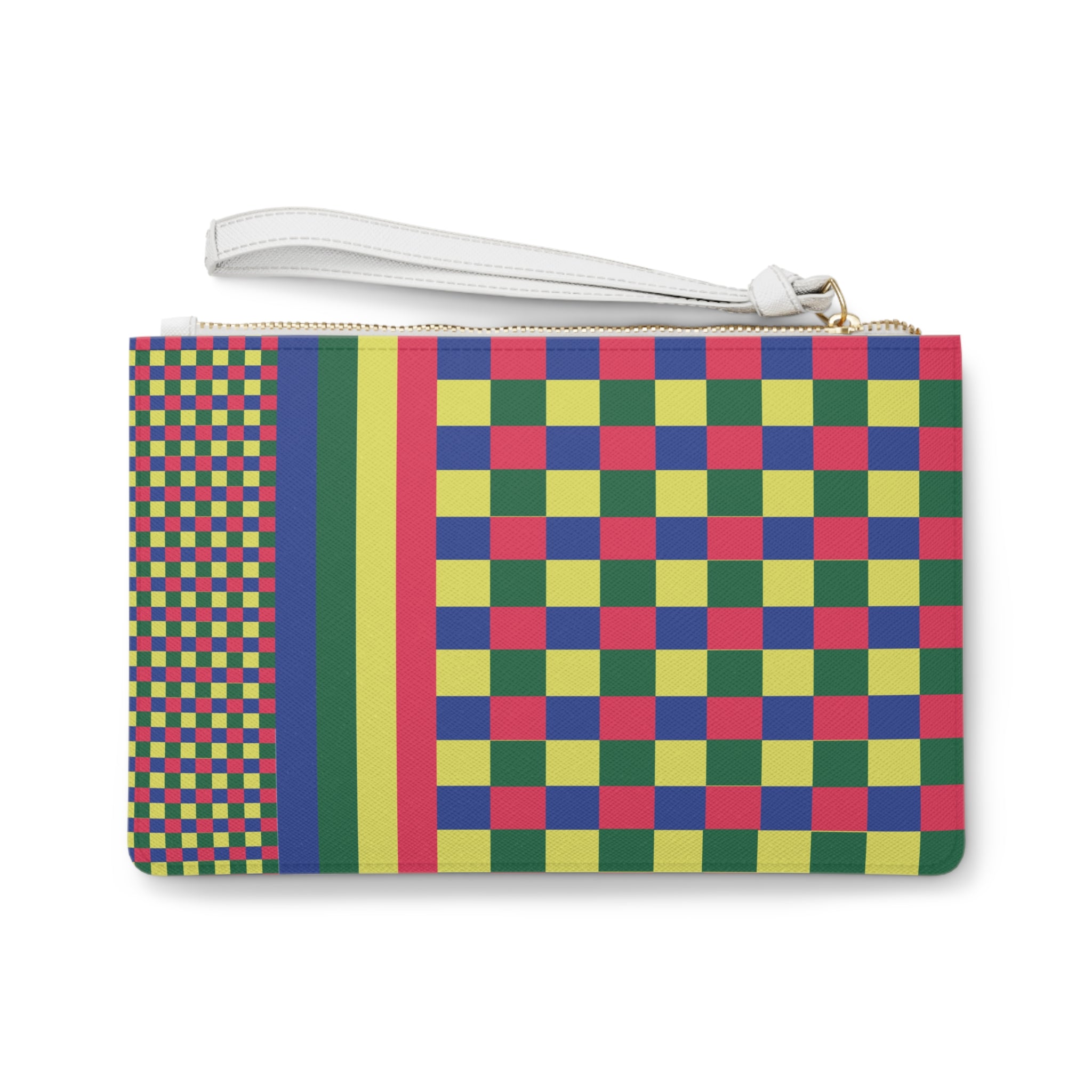 Colorblock Clutch Bag