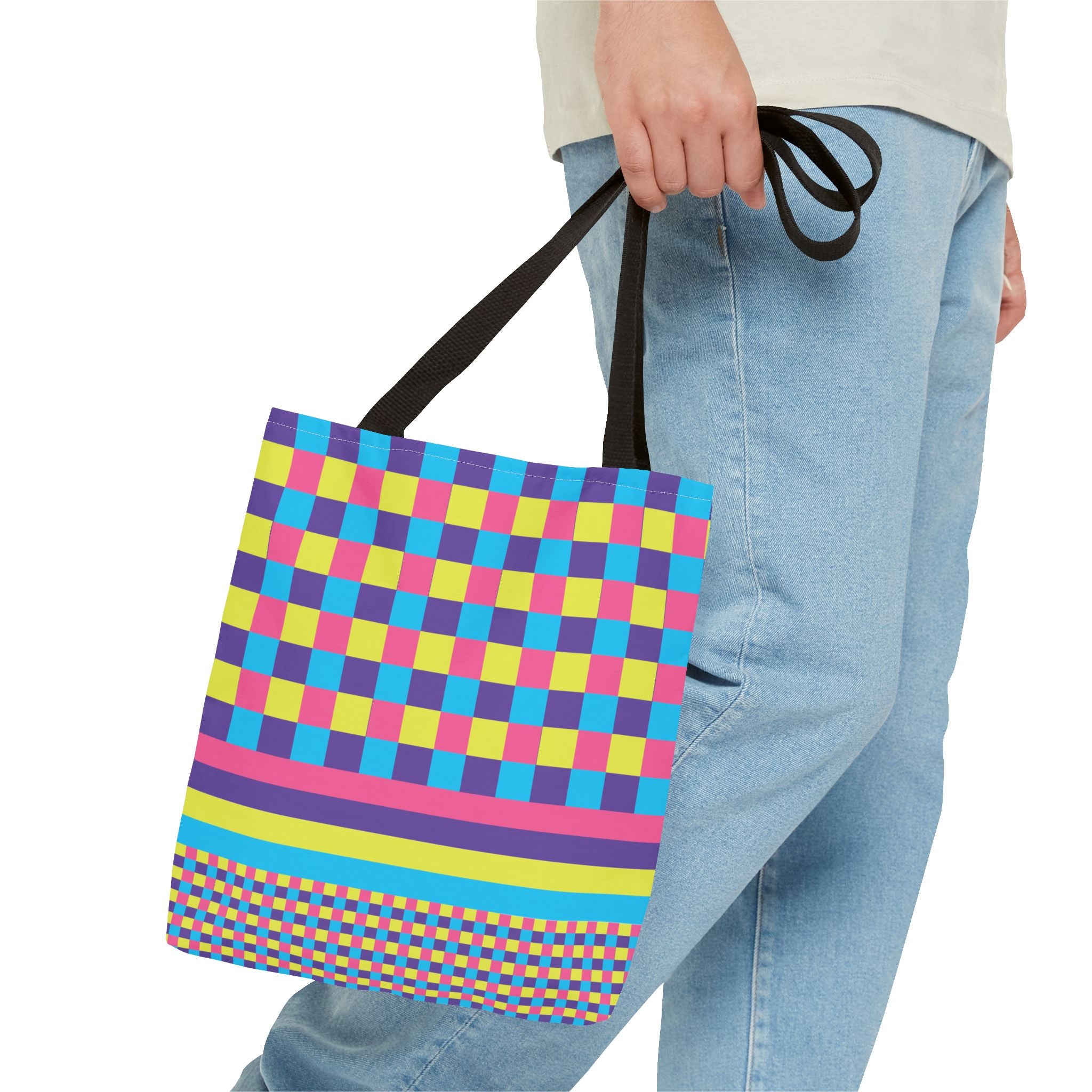Colorblock Tote Bag