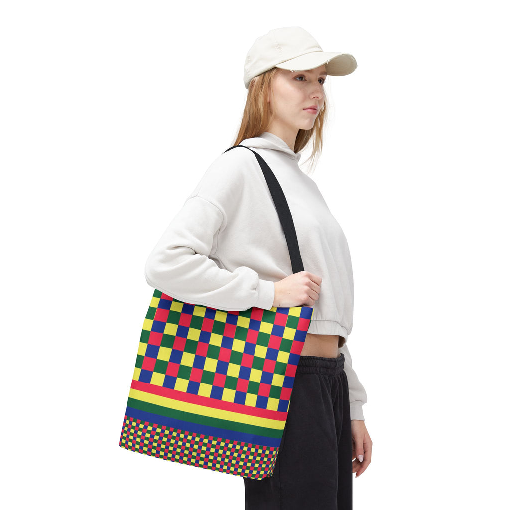 Colorblock Tote Bag