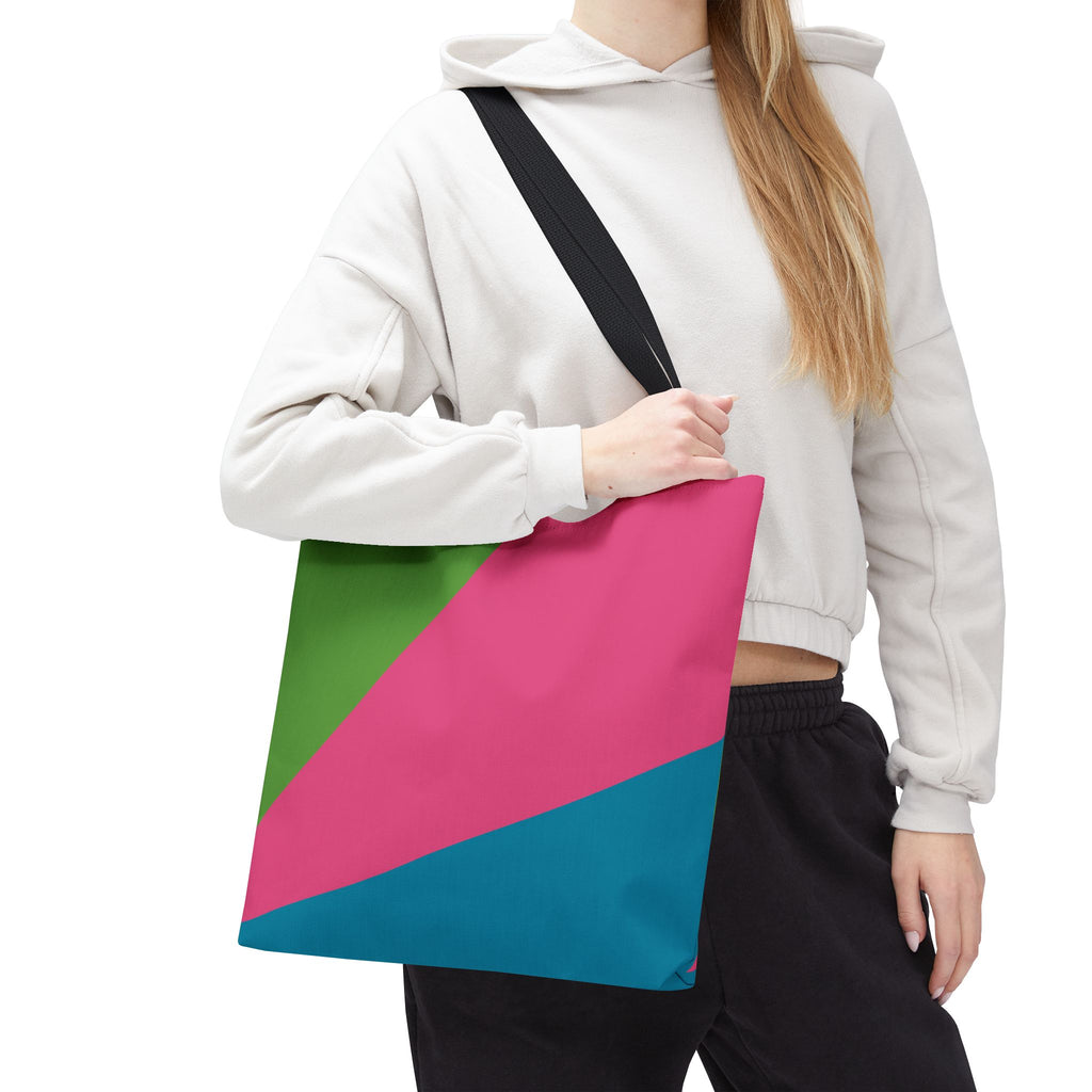 Colorblock Tote Bag