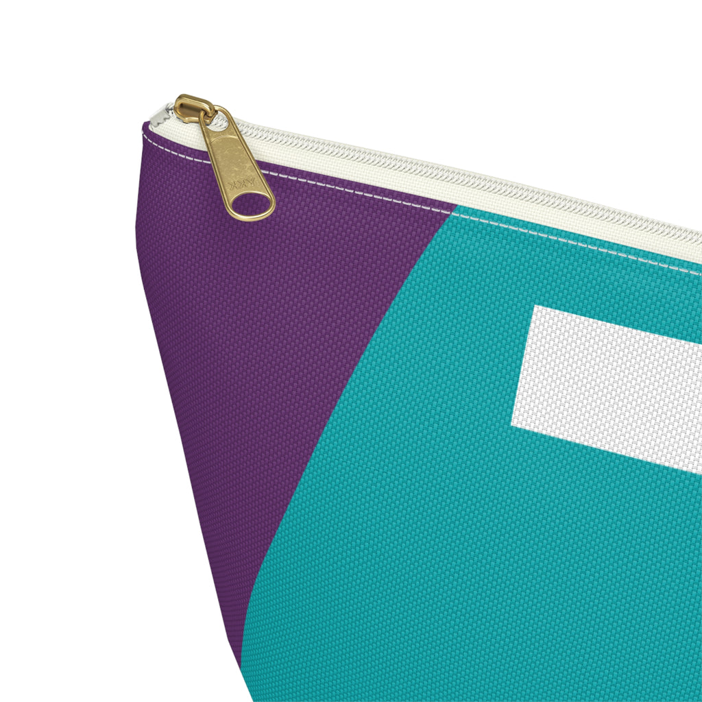Colorblock Accessory Pouch — Monogram T T-Bottom Cosmetic Bag