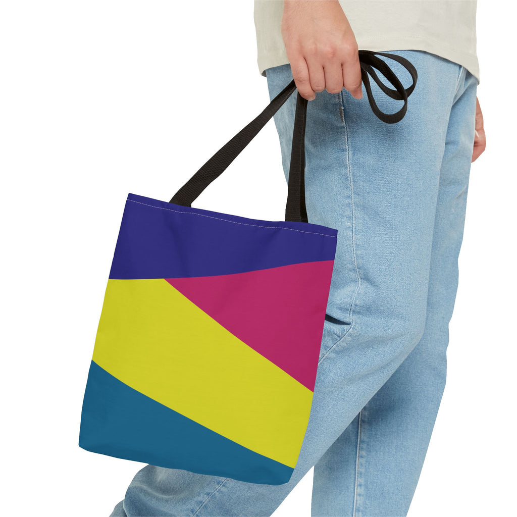 Colorblock Tote Bag