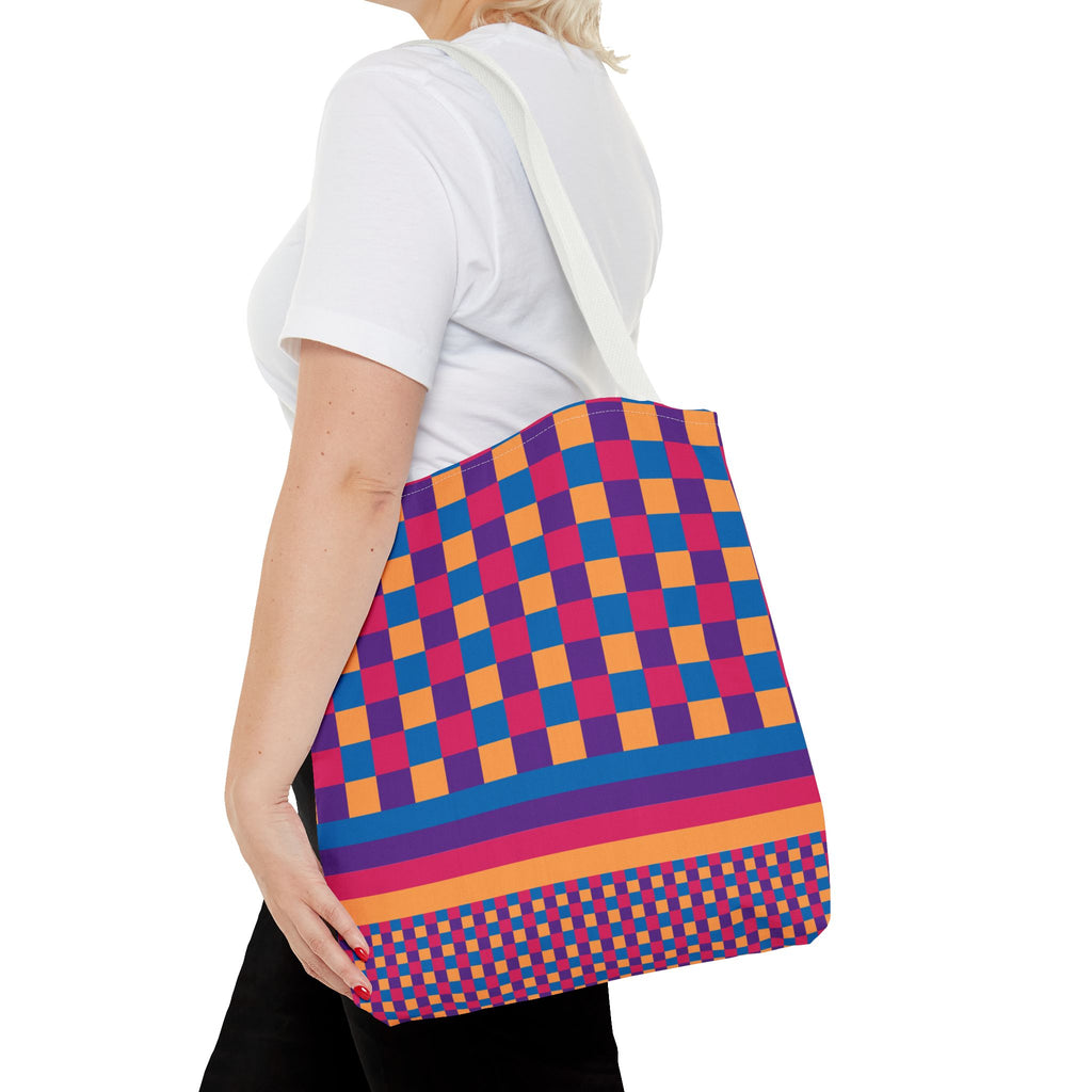 Colorblock Tote Bag