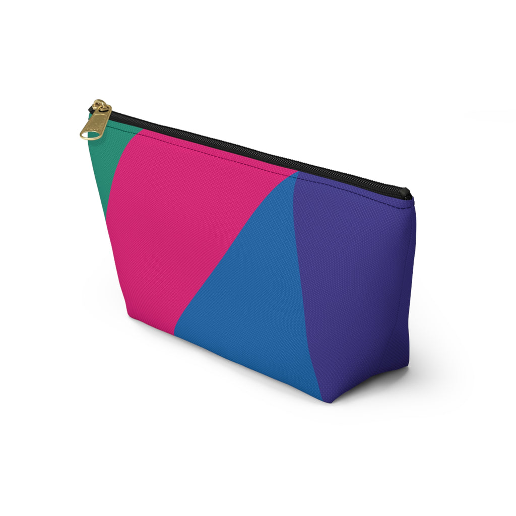 Colorblock Accessory Pouch