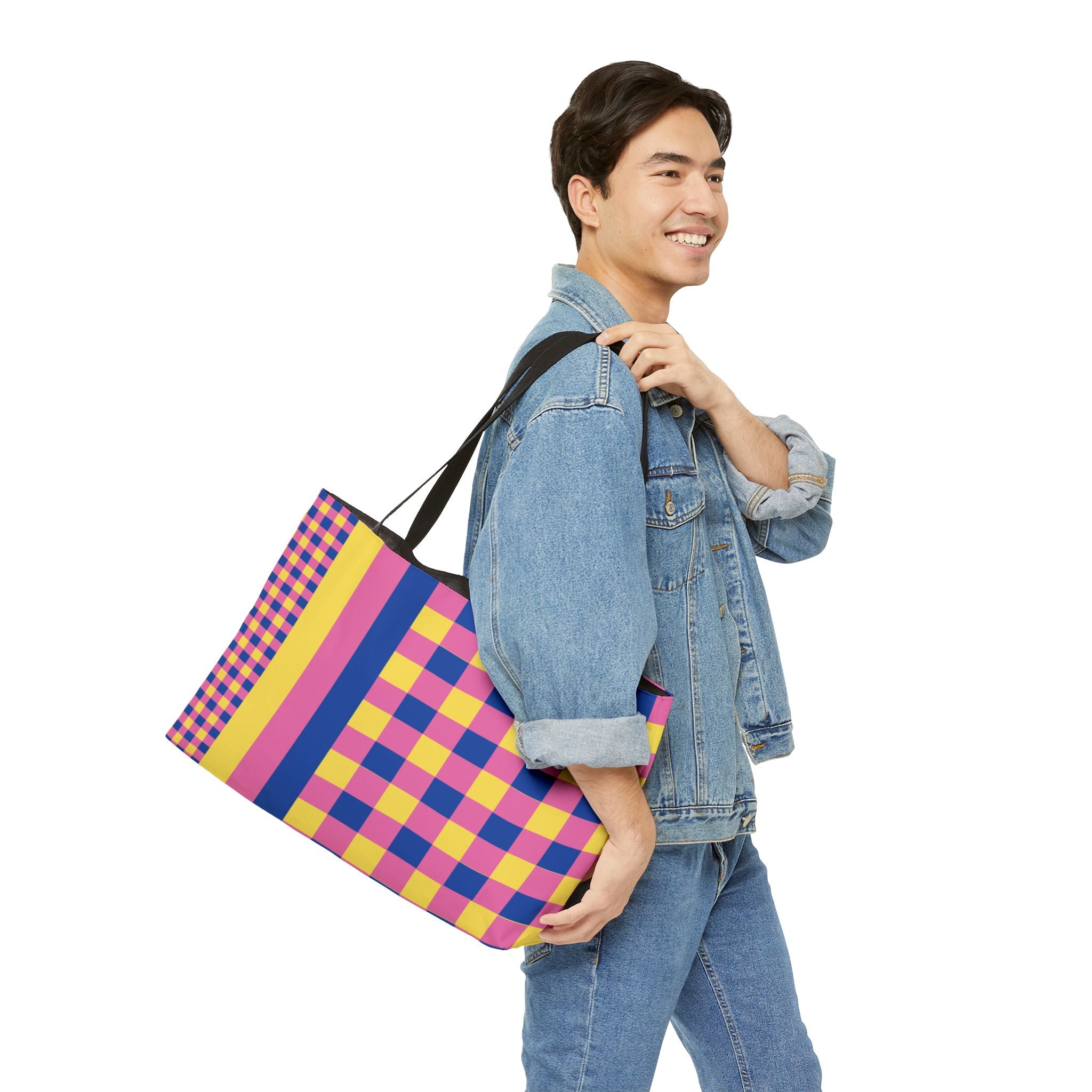 Colorblock Tote Bag