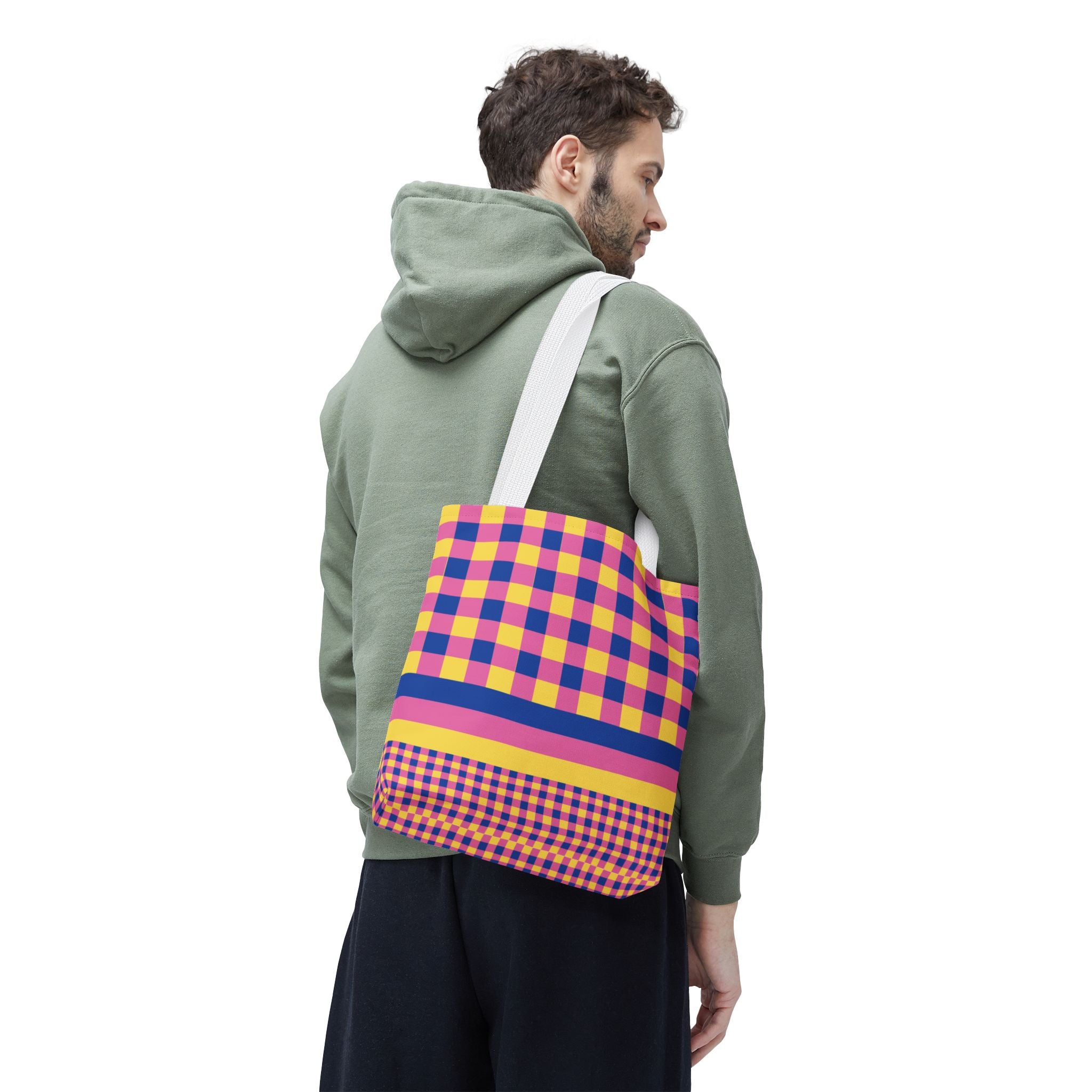 Colorblock Tote Bag