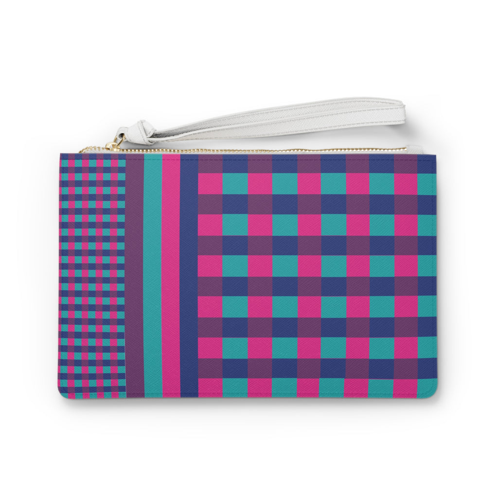 Colorblock Clutch Bag