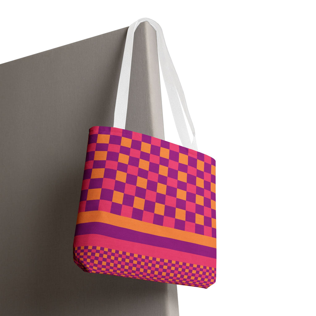 Colorblock Tote Bag