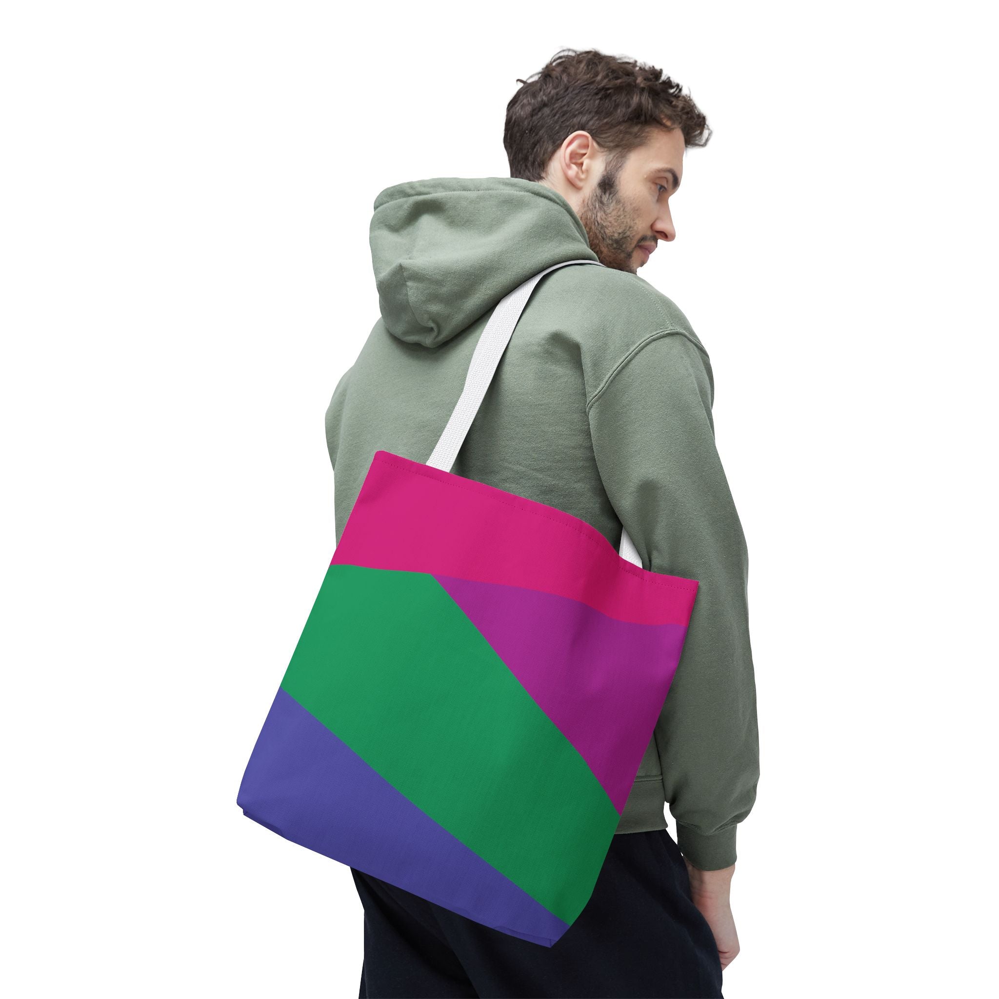 Colorblock Tote Bag