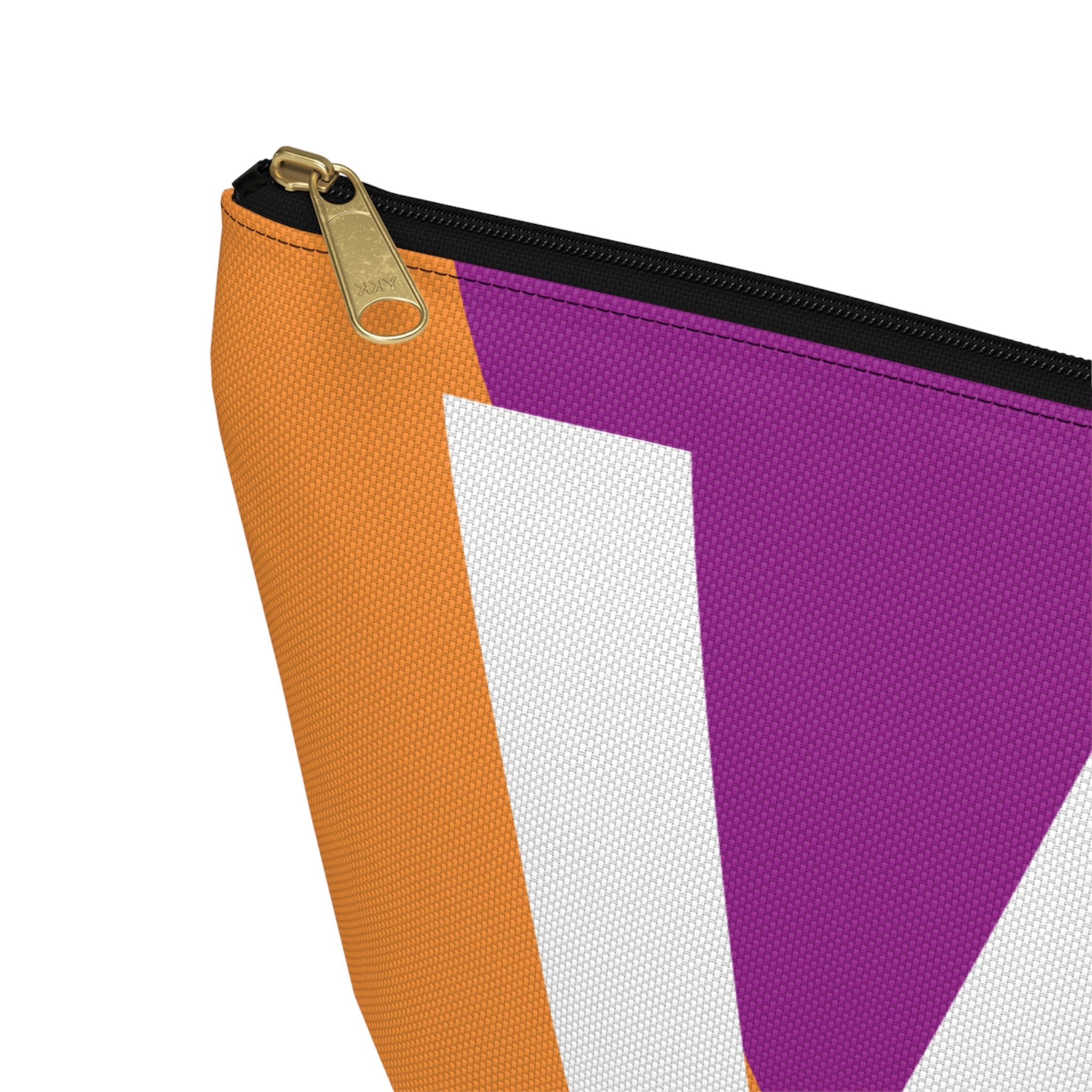 Colorblock Accessory Pouch — Monogram W T-Bottom Cosmetic Bag