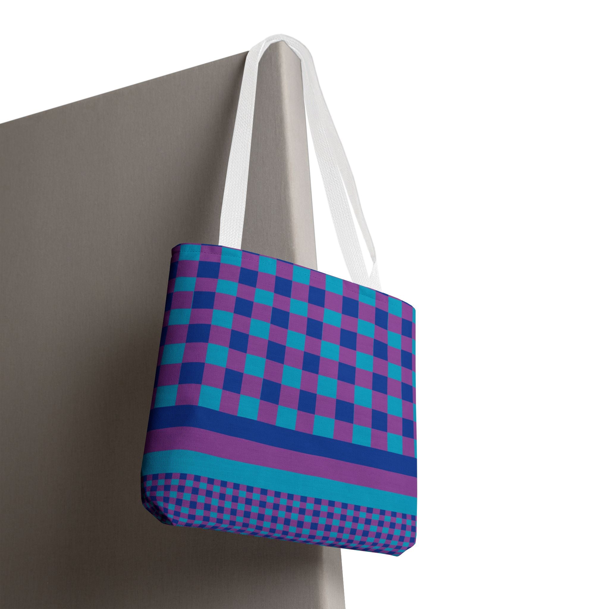 Colorblock Tote Bag