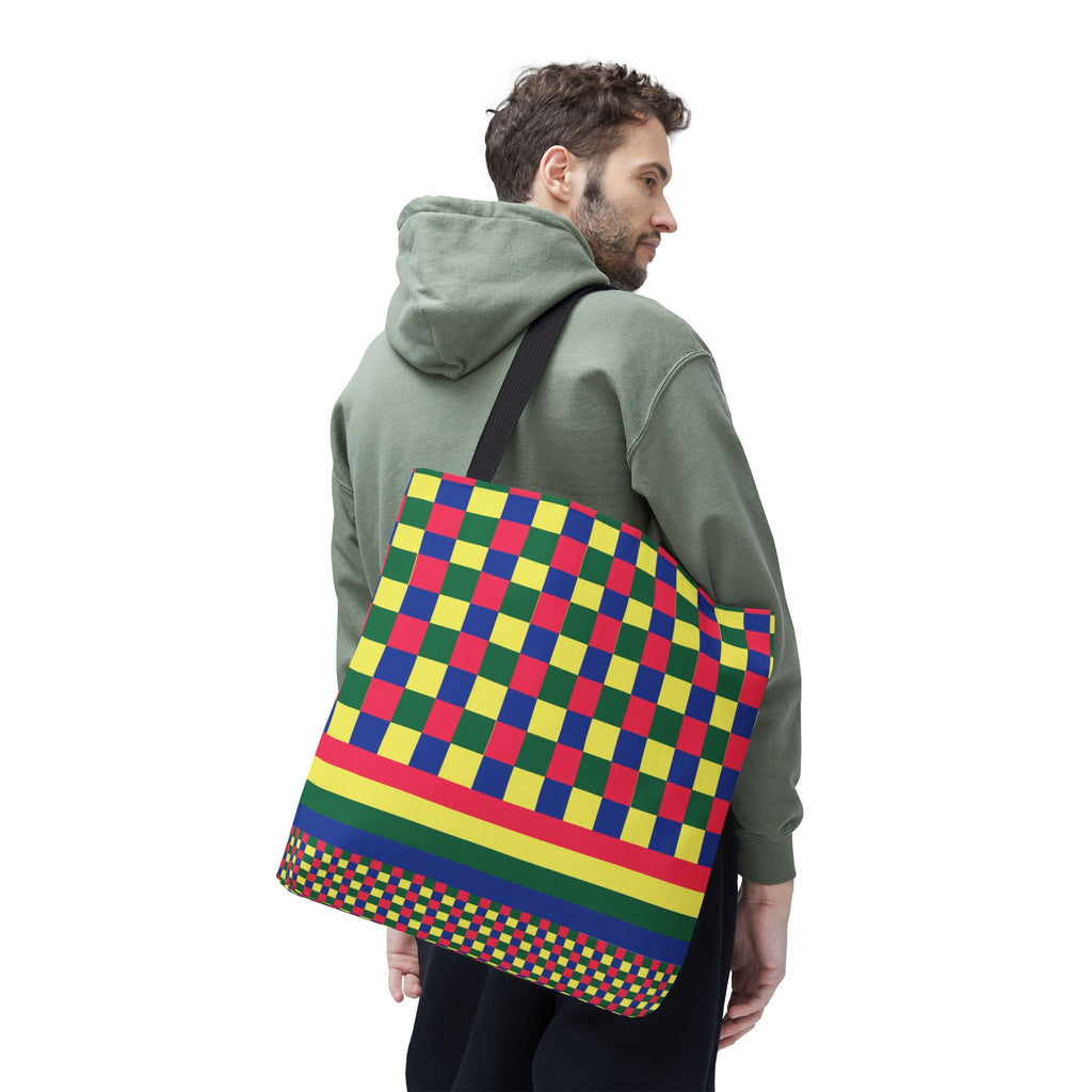 Colorblock Tote Bag