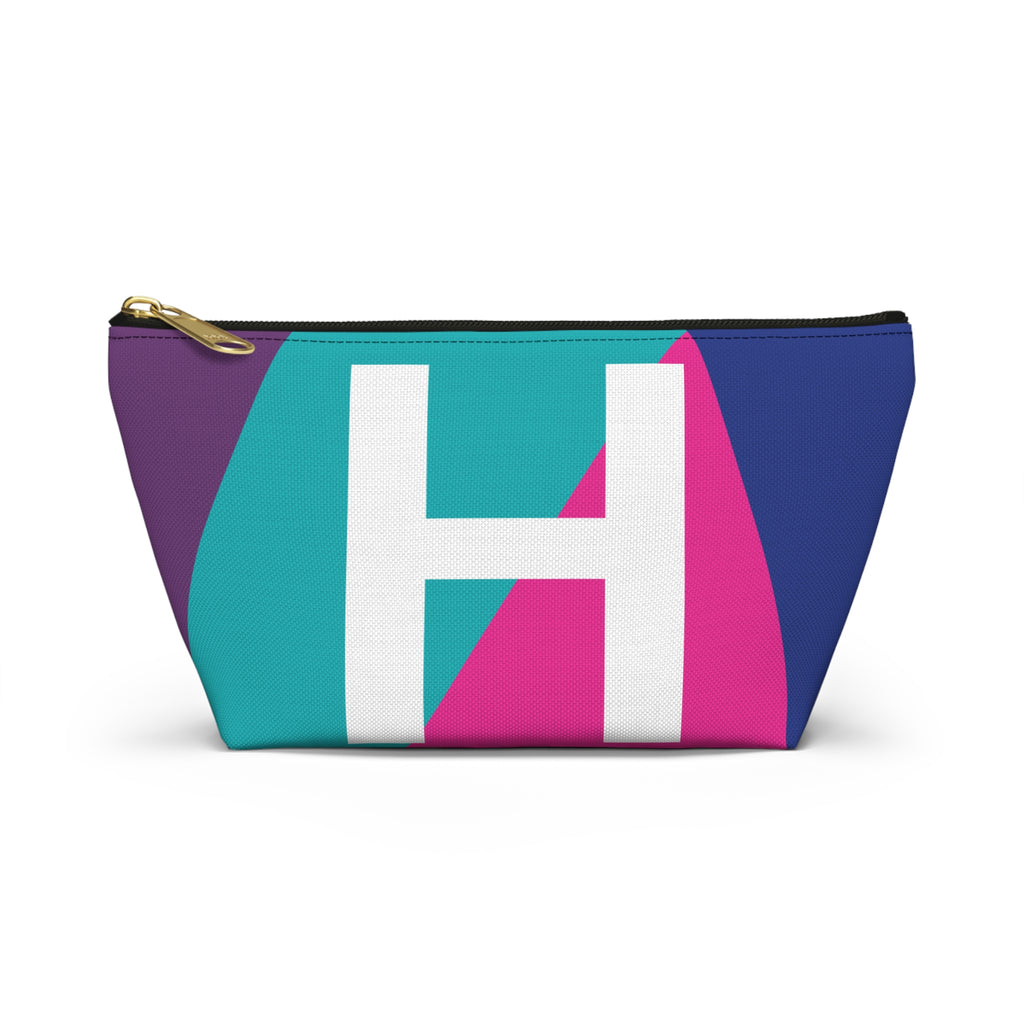 Colorblock Accessory Pouch — Monogram H T-Bottom Cosmetic Bag