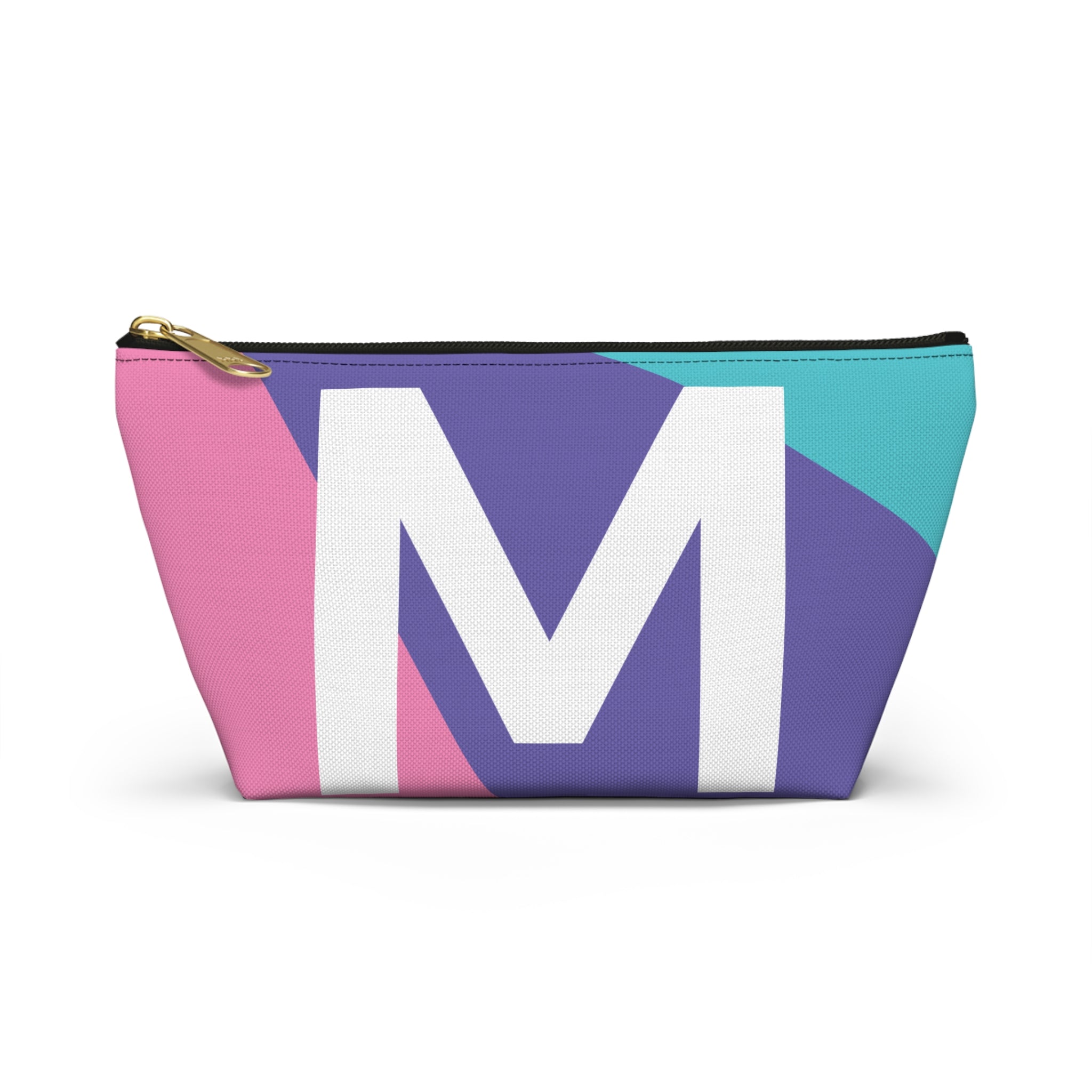 Colorblock Accessory Pouch — Monogram M T-Bottom Cosmetic Bag