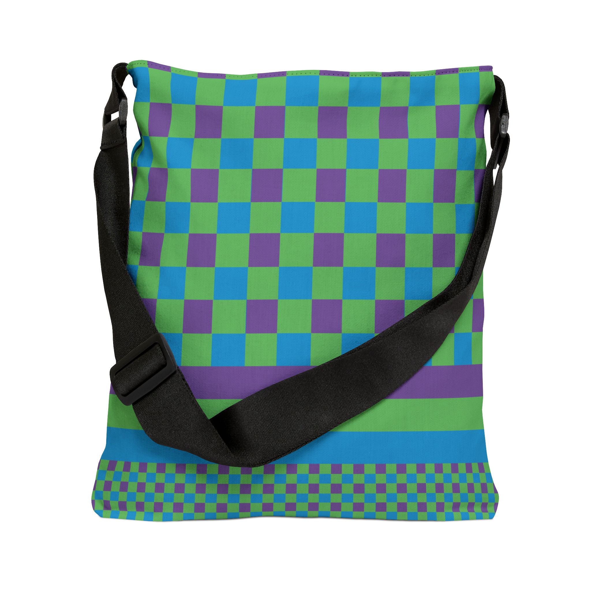 Colorblock Geometric Tote Bag