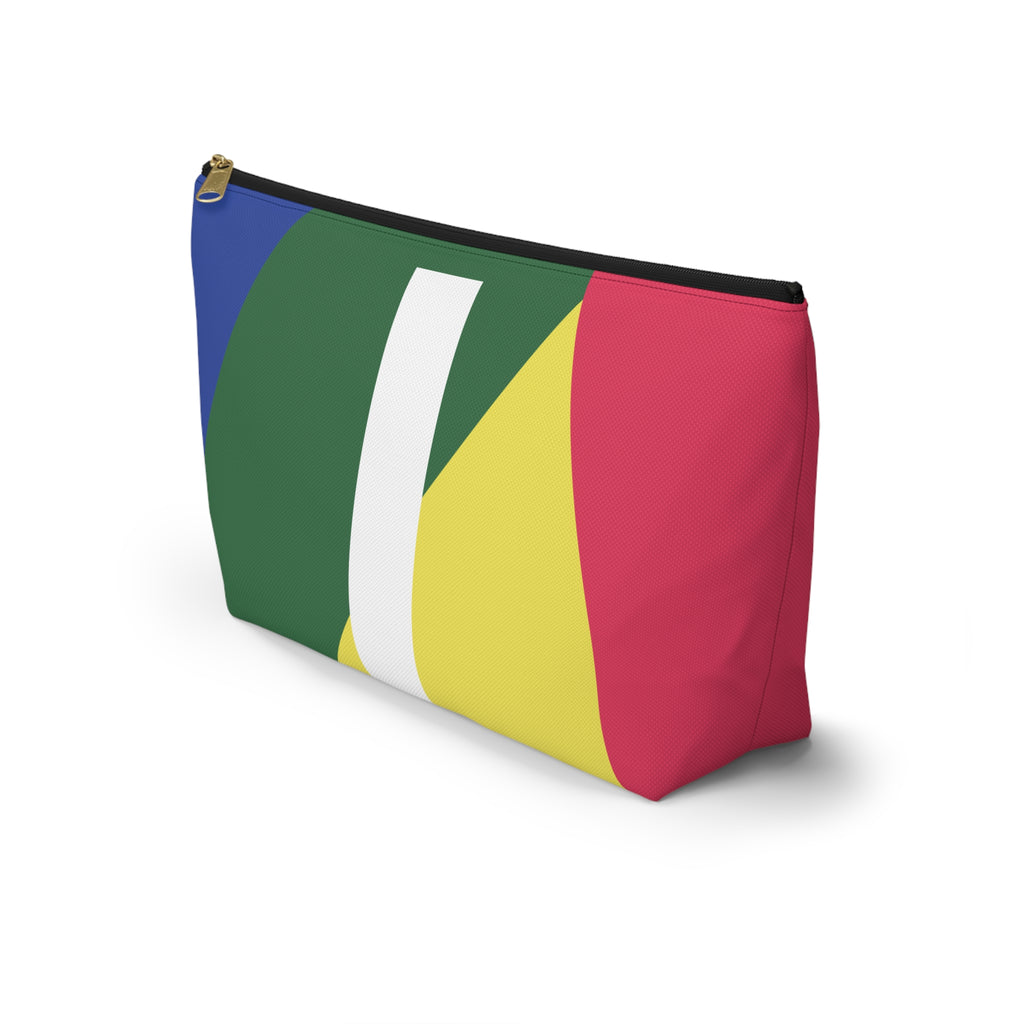 Colorblock Accessory Pouch — Monogram I T-Bottom Cosmetic Bag