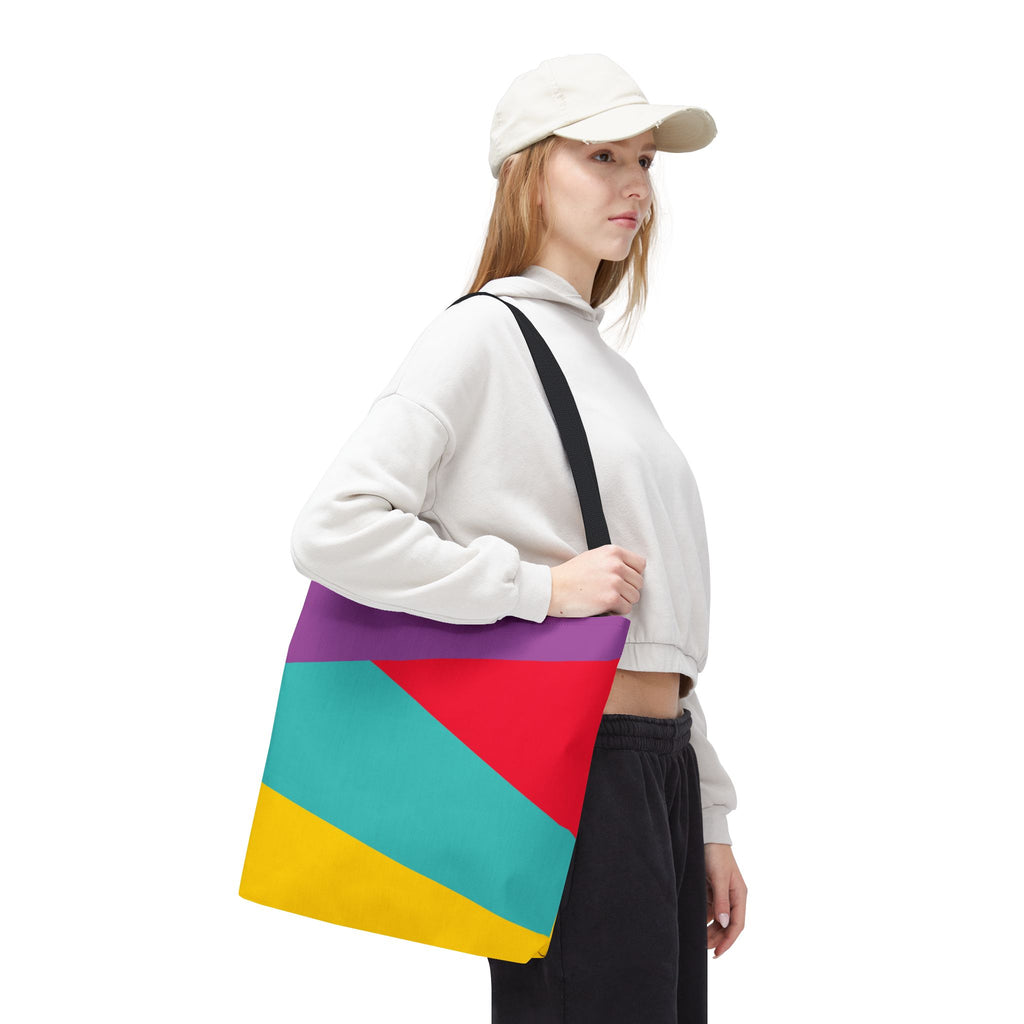 Colorblock Tote Bag