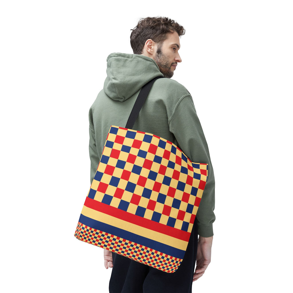 Colorblock Tote Bag