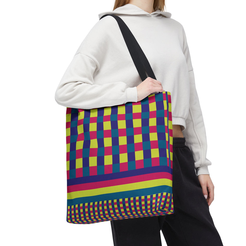 Colorblock Tote Bag