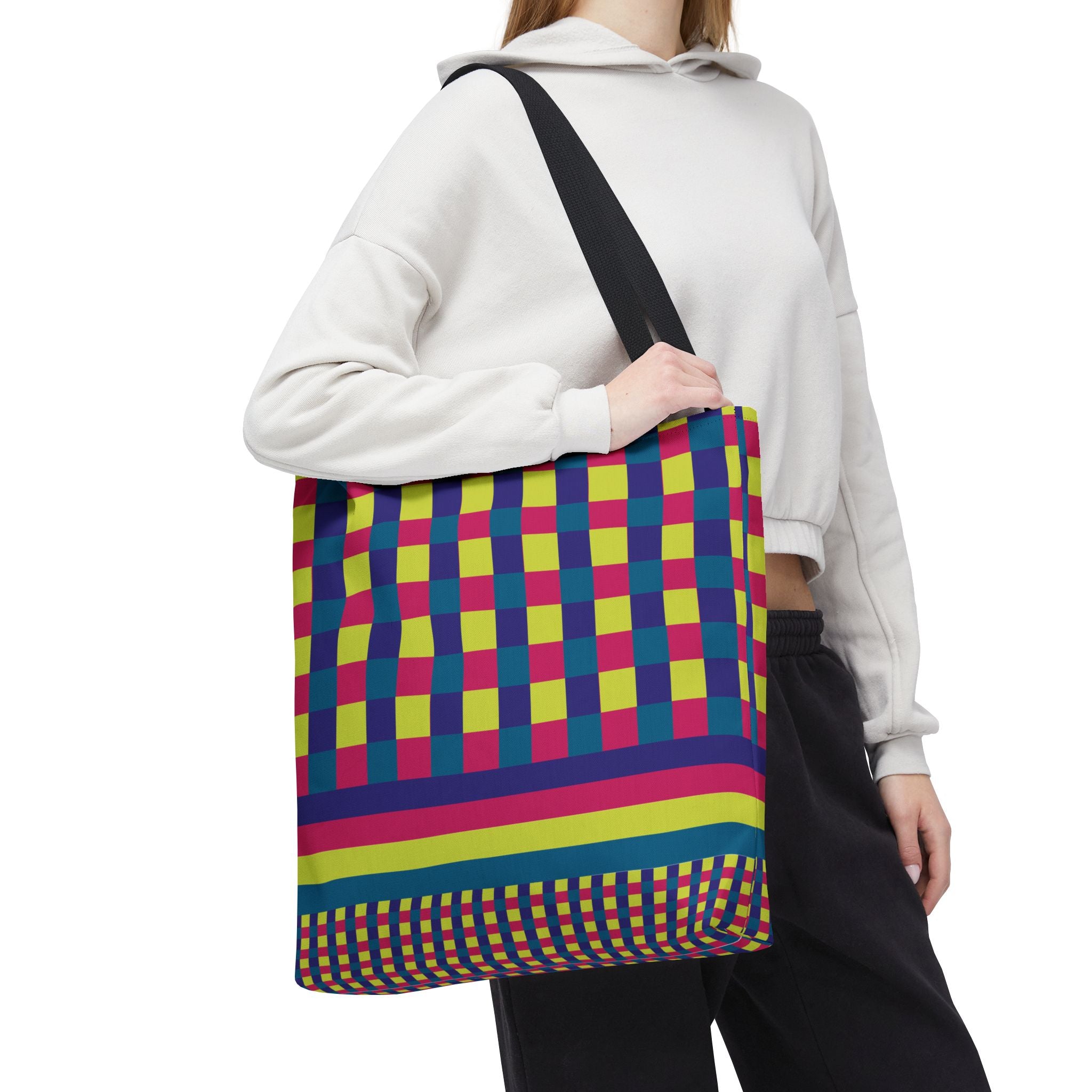 Colorblock Tote Bag