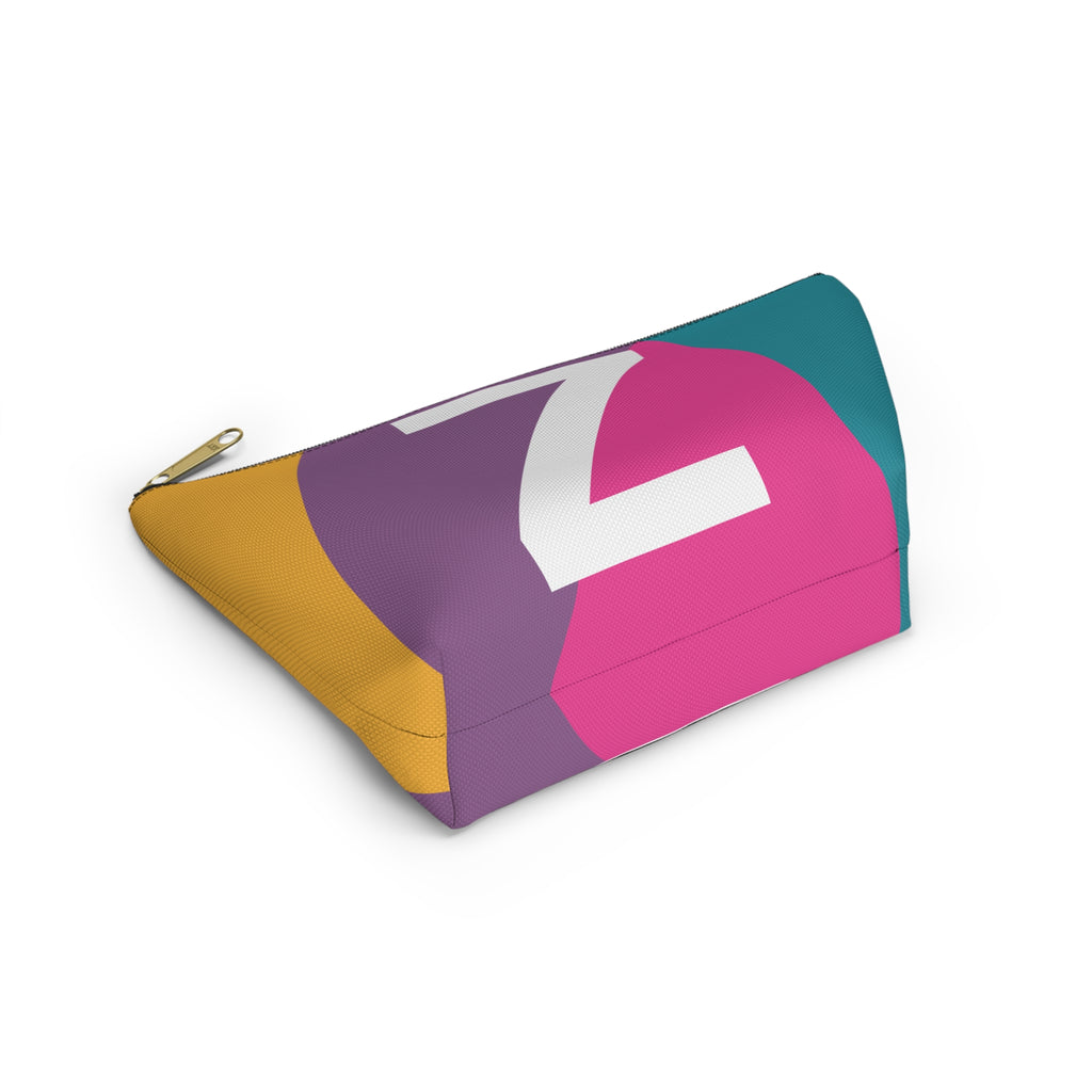 Colorblock Accessory Pouch — Monogram Z T-Bottom Cosmetic Bag