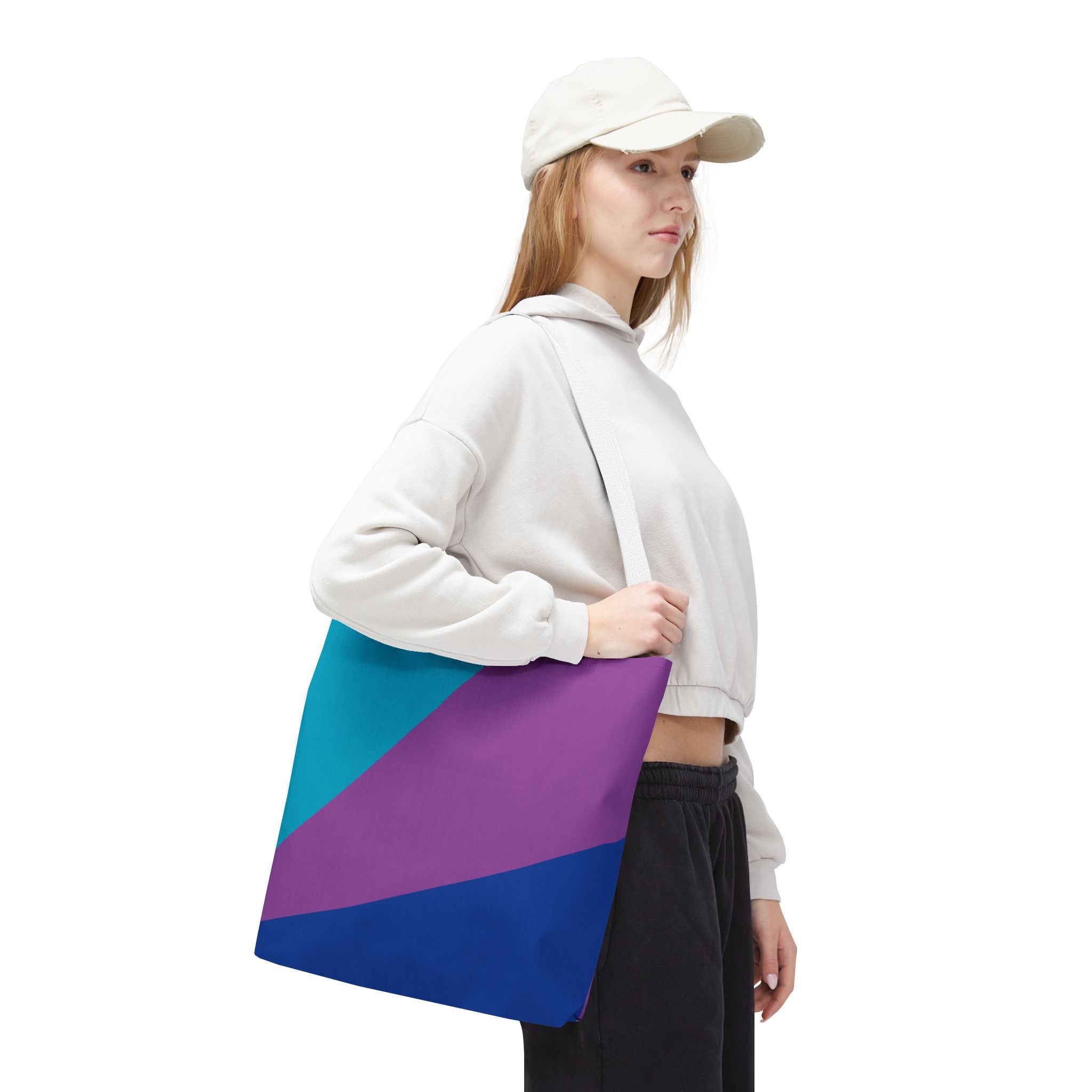 Colorblock Tote Bag