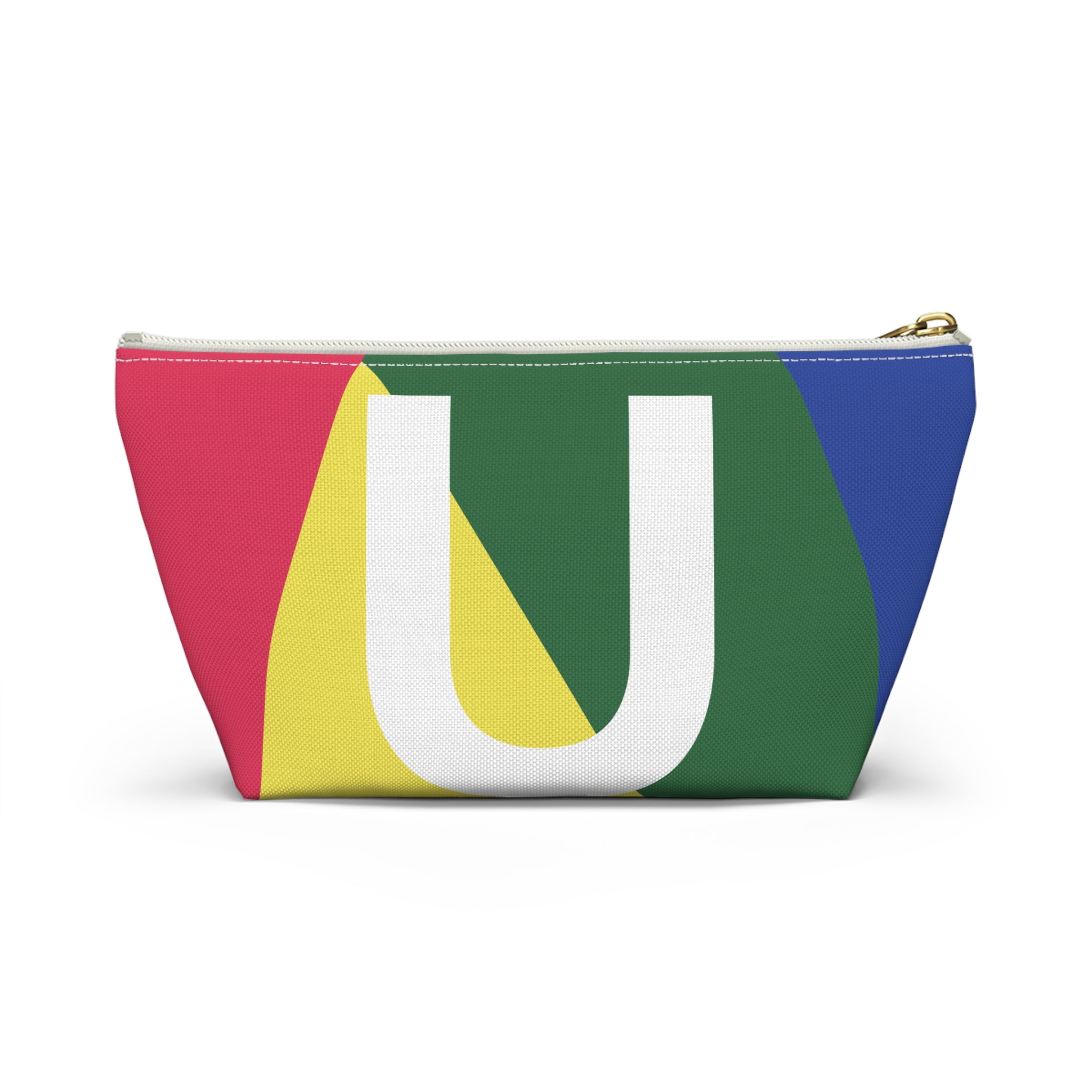 Colorblock Accessory Pouch — Monogram U T-Bottom Cosmetic Bag