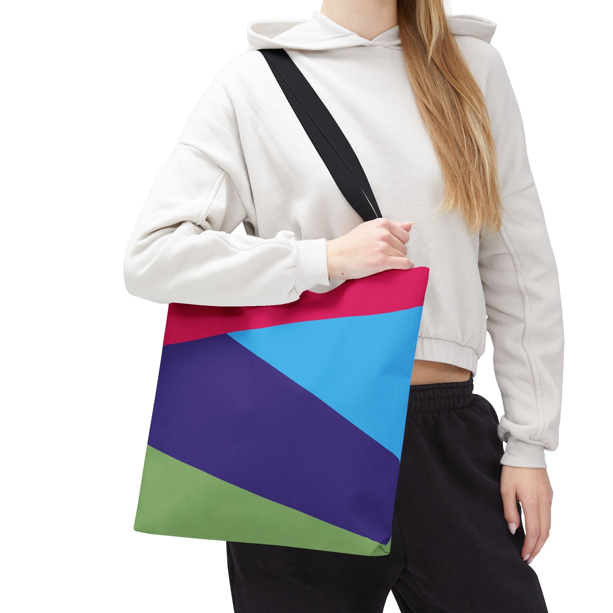 Colorblock Tote Bag