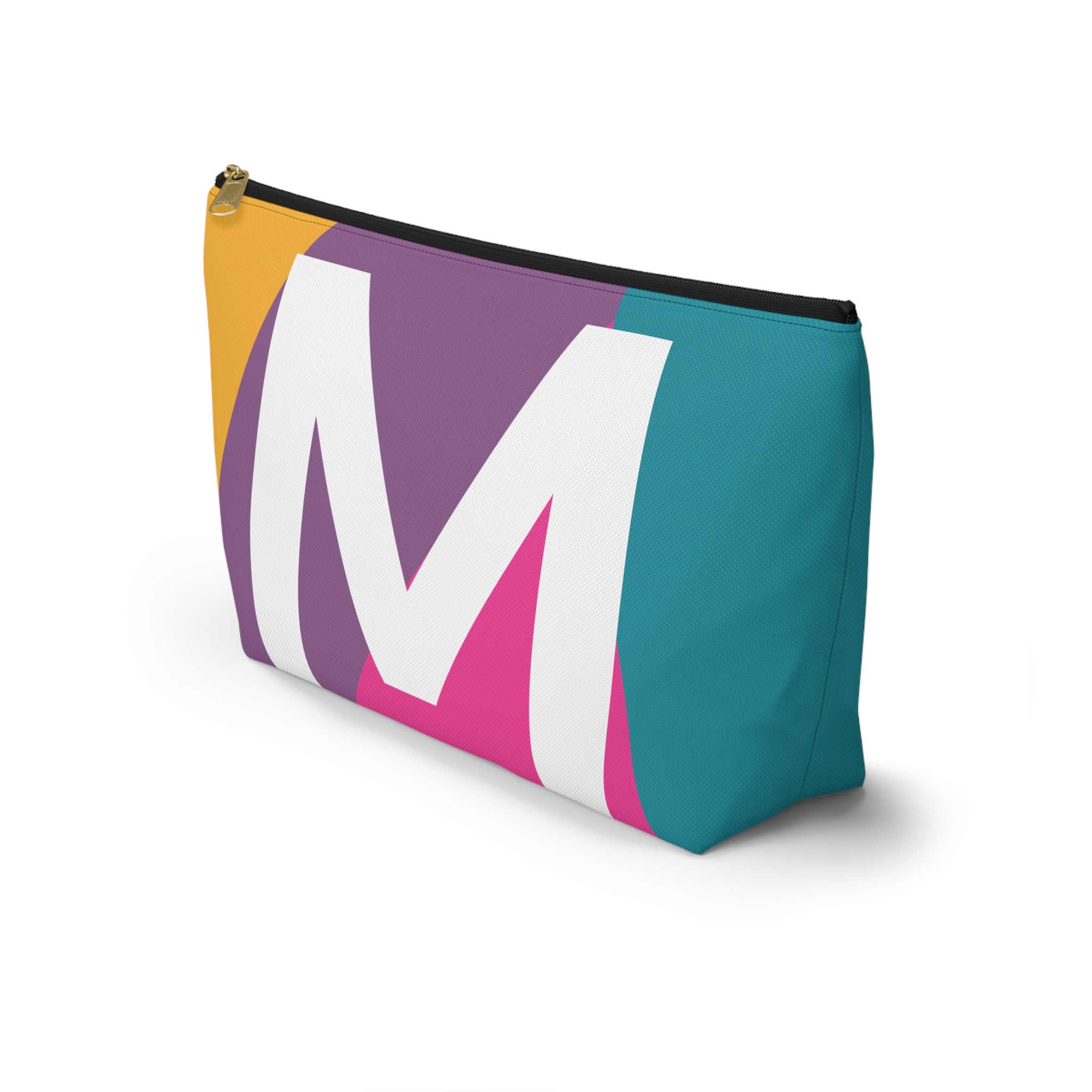 Colorblock Accessory Pouch — Monogram M T-Bottom Cosmetic Bag