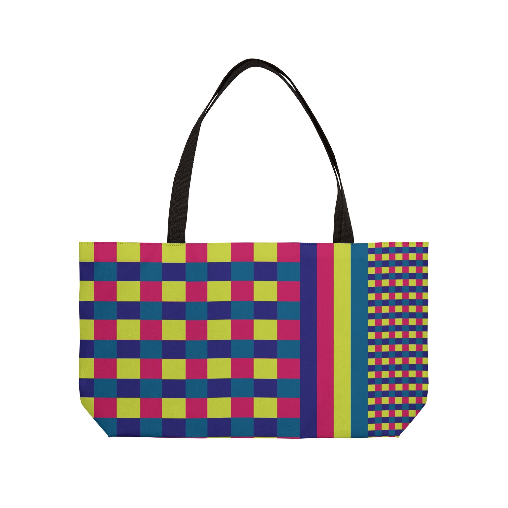 Colorblock Tote Bag