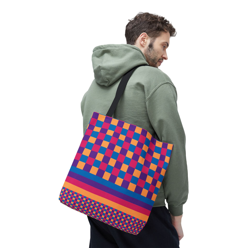 Colorblock Tote Bag
