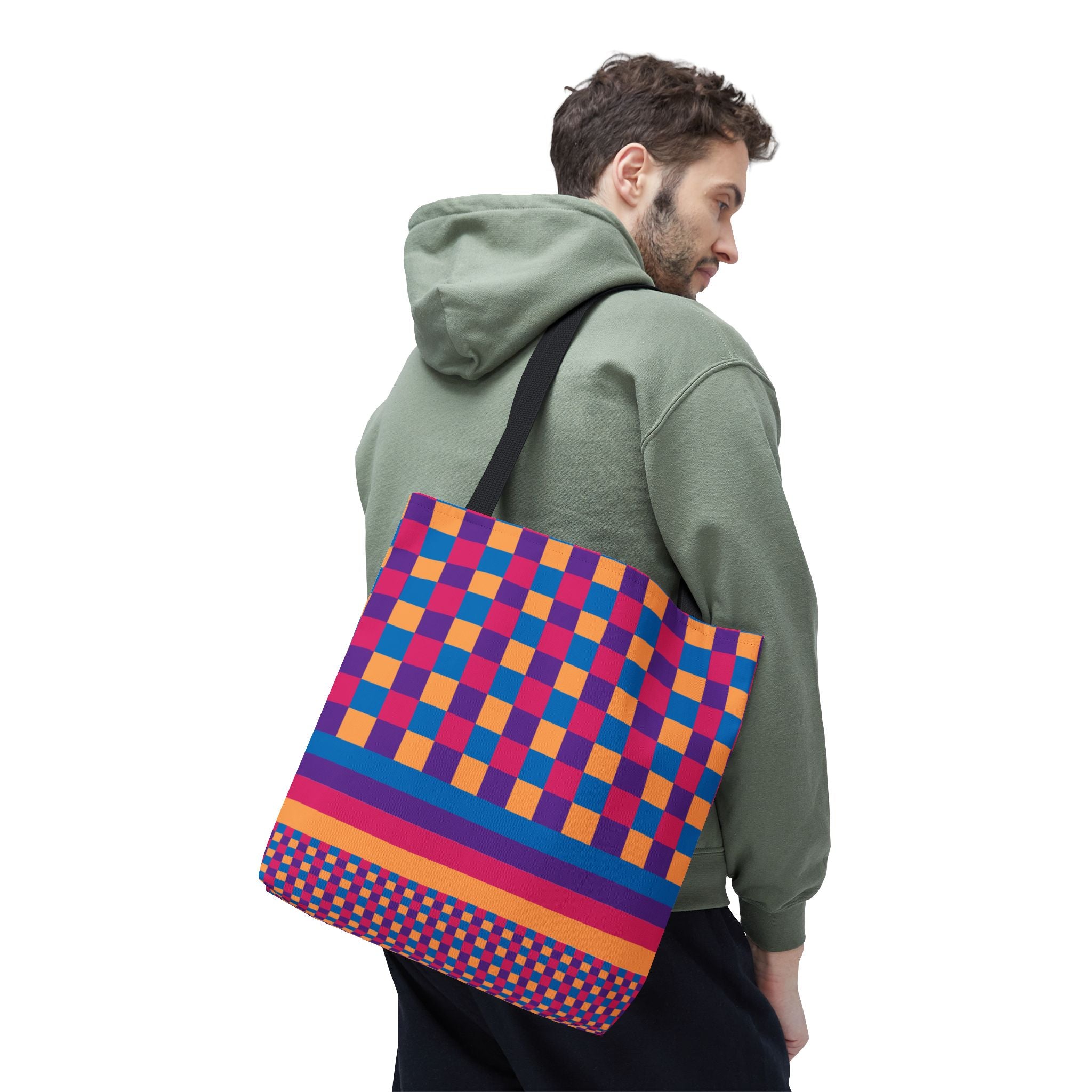 Colorblock Tote Bag