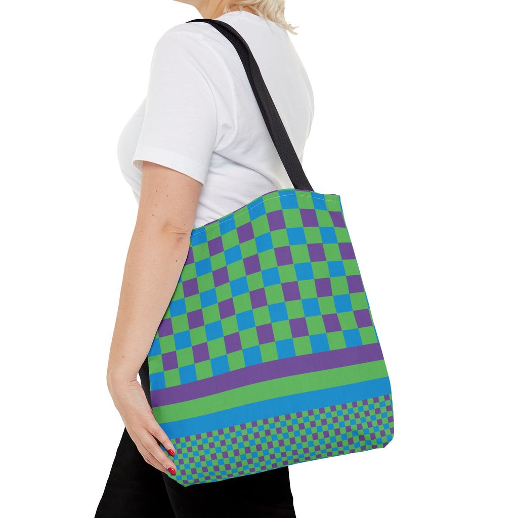 Colorblock Tote Bag