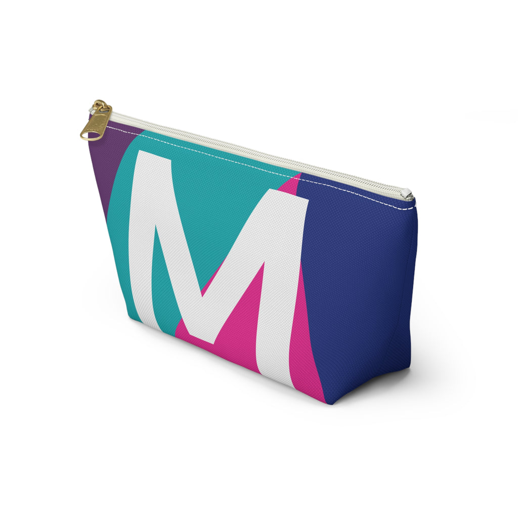 Colorblock Accessory Pouch — Monogram M T-Bottom Cosmetic Bag