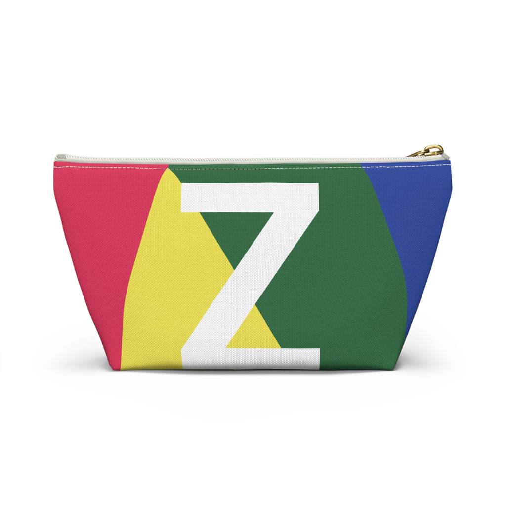 Colorblock Accessory Pouch — Monogram Z T-Bottom Cosmetic Bag