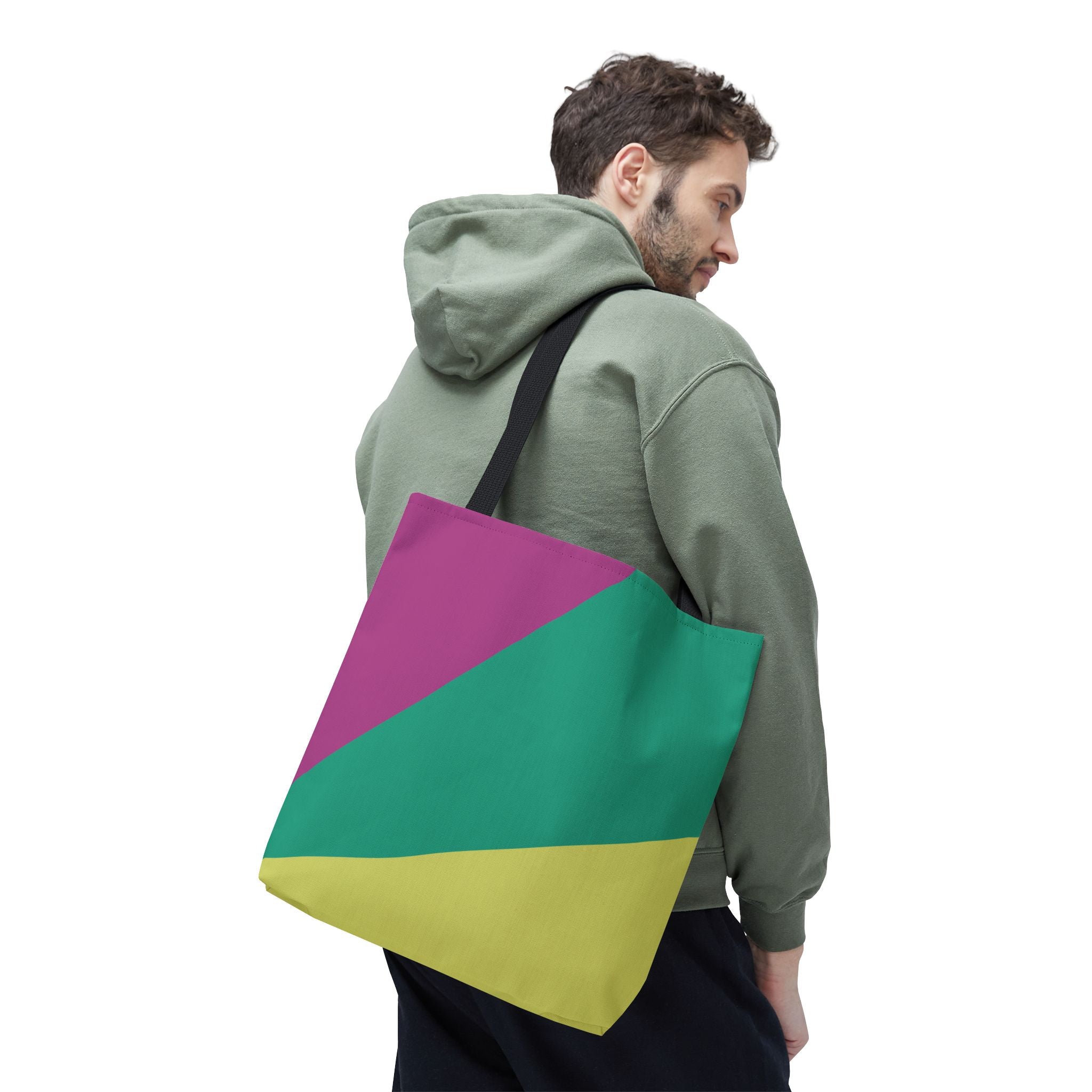 Colorblock Tote Bag