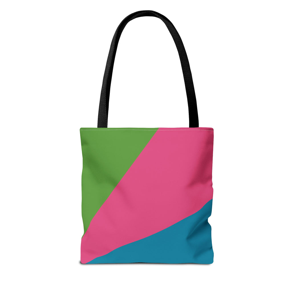 Colorblock Tote Bag