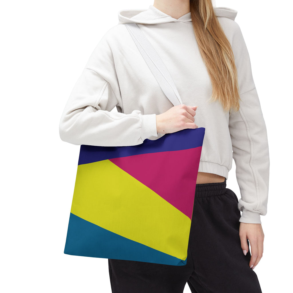 Colorblock Tote Bag