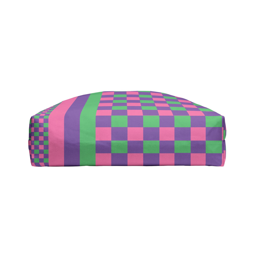 Colorblock Tote Bag